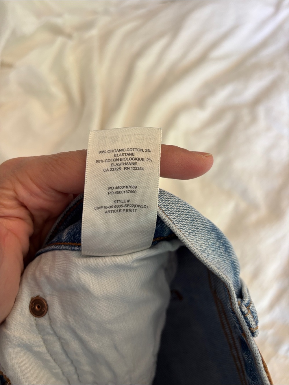 Denim Forum The Arlo Hi-Rise Straight
Jean Light Wash Size 31 25"L - Picture 8 of 13